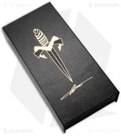 Marfione Custom DOC Killswitch Automatic Knife Titanium (3.75" Stonewash) -Knife Shop microtech marfione custom full carbon fiber handle polished se halo v box