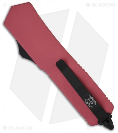 Microtech Scarab OTF Knife Pink Executive Dagger (3.5 " Black PLN) 109-1PL 2 Microtech Scarab OTF Knife Pink Executive Dagger (3.5 " Black PLN) 109-1PL - Image 2