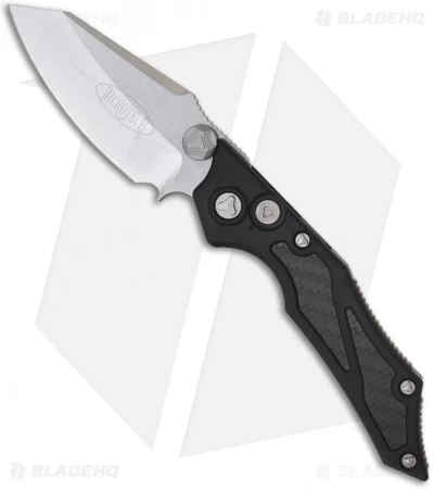 Microtech Select Fire Dual Action Automatic Knife (3.5" Stonewash Plain) 128-10 1 Microtech Select Fire Dual Action Automatic Knife (3.5" Stonewash Plain) 128-10