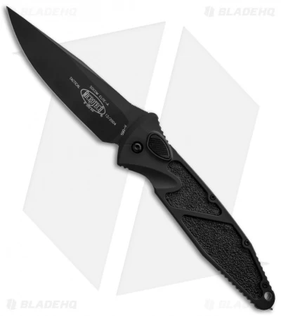 Microtech Socom Elite Tactical Automatic Knife S90V (4" Black Plain) 12/2004 1 Microtech Socom Elite Tactical Automatic Knife S90V (4" Black Plain) 12/2004
