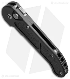 Microtech UMS Automatic Knife (3.4" Black Serr) 01/2005 -Knife Shop microtech used ums black serr 1 2005 bottom cm
