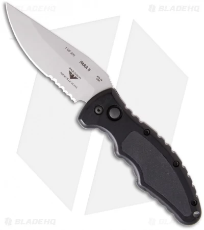 Paragon Knives PARA-8 Automatic Knife (3.5" Bead Blast Serr) 1 Paragon Knives PARA-8 Automatic Knife (3.5" Bead Blast Serr)