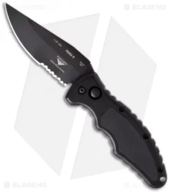 Paragon Knives PARA-8X Automatic Knife (3.5" Black Serr)