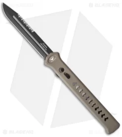 Paragon Estiletto Bowie OTF Automatic DE Arrows (5.5" Black Serr)