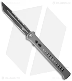 Paragon Estiletto Tanto OTF Automatic Gray Arrow (5.5" Black Serr)