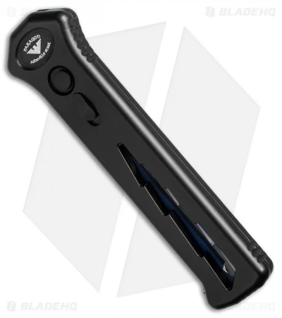 Paragon Para X OTF Automatic Knife Black Bolt (3.5" Blue Serr) 2 Paragon Para X OTF Automatic Knife Black Bolt (3.5" Blue Serr) - Image 2