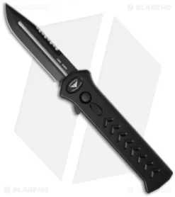 Paragon Knives PARA-X OTF Knife Extreme Duty (3.5" Black Plain)