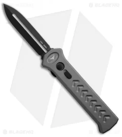 Paragon PARA-XD OTF Gray Automatic Knife (3.5" Black Plain)