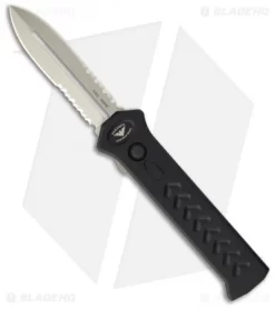 Paragon PARA-XD OTF Dagger Knife (3.65" Satin Nickel Serr)