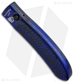 Piranha Toxin Automatic Knife Blue (3.75" Black) -Knife Shop piranha toxin blue tactical ser bottom cm