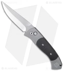 Pro-Tech Brend 3 Medium Automatic Knife Carbon Fiber (3.75" Satin)