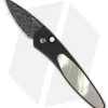 Protech Half-Breed Custom Pearl Automatic Knife (1.95" Damascus)