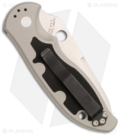 Spyderco Embassy Automatic Knife (3.13" Full Serr) C121S 2 Spyderco Embassy Automatic Knife (3.13" Full Serr) C121S - Image 2