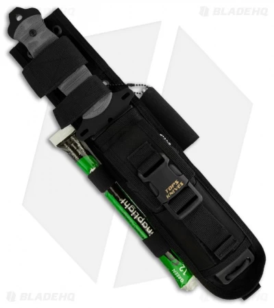 Tops Knives Survival Tactical 7 Knife W/ RMT Micarta (7" Black) SURV-TAC 7 RMT 2 Tops Knives Survival Tactical 7 Knife W/ RMT Micarta (7" Black) SURV-TAC 7 RMT - Image 2