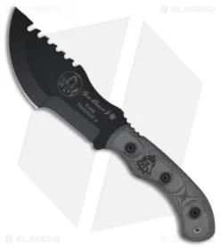 TOPS Knives Mini Tom Brown Tracker #4 Fixed Blade Knife (3.5" Black) TBT-040