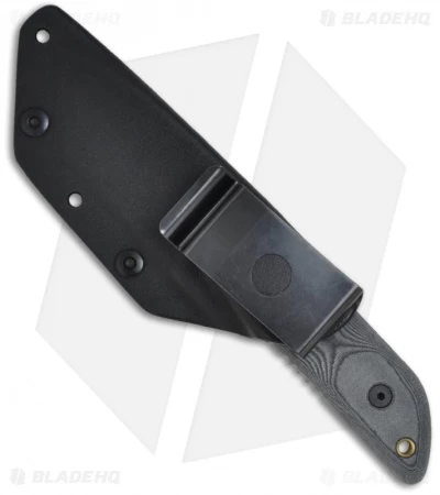 TOPS Knives Strikar XL Hunter's Point Knife Micarta (4" Black) STXL03-HP 3 TOPS Knives Strikar XL Hunter's Point Knife Micarta (4" Black) STXL03-HP - Image 3